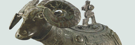 Shang dynasty bronze ram headlines Chinese art sale