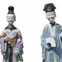 Chinese porcelain nodding head figures make 188% increase on estimate
