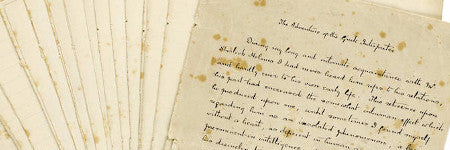 Conan Doyle's Sherlock Holmes manuscript offered in New York sale