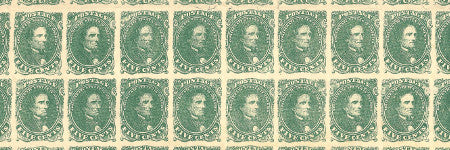 5c green Confederate States sheet will highlight New York sale