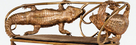 Claude Lalanne's Banquette Crocodile leads design sale