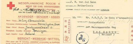 Van der Laan correspondence to lead sale of Asian POW mail