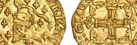 Edward III gold half-florin valued at $61,500