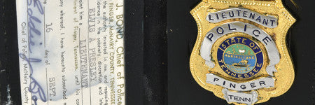 Elvis Presley’s police badge offered at Graceland