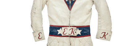 Evel Knievel’s leather jumpsuit valued at $80,000+