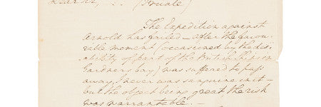 George Washington handwritten letter achieves $40,000 on June 28