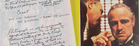 Godfather author Mario Puzo's archive offered at RR Auction