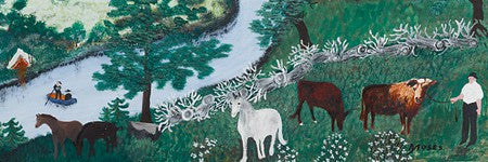 Grandma Moses' At the Bend in the River among highlights in New York sale