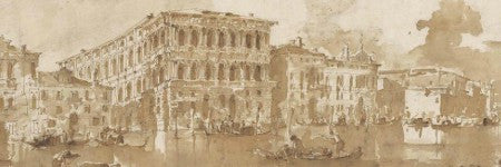 Francesco Guardi's Grand Canal drawing the top lot at Christie's