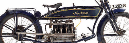 1914 Henderson Model C Four motorcycle sold at Bonhams