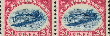 Inverted Jenny plate block sets US stamp record