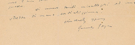 James Joyce’s McCormack letter could exceed $8,000