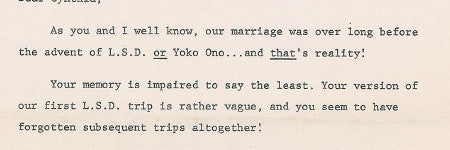 John Lennon’s open letter to ex-wife heading for auction