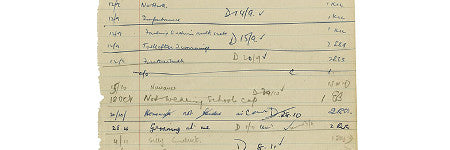 John Lennon's detention sheet valued at $4,797 with Tracks Auction