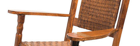 JFK wooden rocking chair offered at RR Auction
