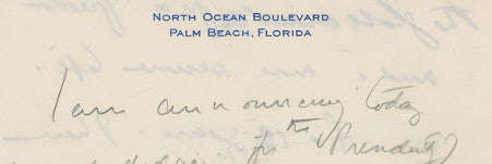 JFK handwritten candidacy manuscript offered at RR Auction