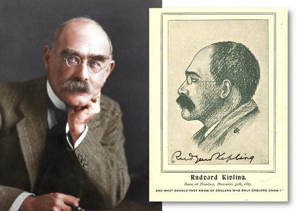Important names shouldn't cost the earth: a Rudyard Kipling signed postcard