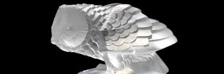 Rene Lalique glass mascot to raise funds for cancer charity
