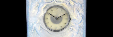 Rene Lalique Sirenes clock offered with $33,500 estimate