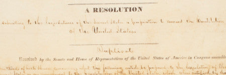 Abraham Lincoln 13th amendment to lead US history auction
