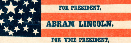 Abraham Lincoln campaign flag sets new record