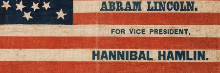 Lincoln presidential campaign flag to exceed $20,000 at Heritage
