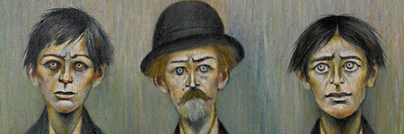 LS Lowry's Father and Two Sons realises $2.4m