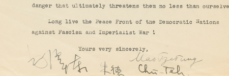 Mao Zedong's letter to Clement Attlee expected to make $229,000