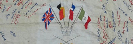 First world war tablecloth to auction for up to $2,500