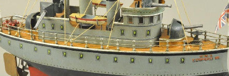 Model HMS Edward VII headlines at Bertoia