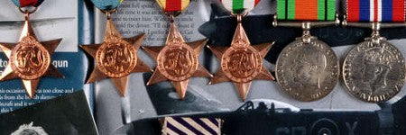 Joseph Berry pilot medals valued at up to $12,500