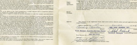 Mickey Mantle's 1965 contract could exceed $15,000