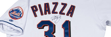 Piazza Mets 9/11 jersey offered at Goldin Auctions