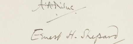 AA Milne signed copy of When We Were Very Young estimated at $12,000