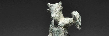 Greek bronze minotaur figure to auction in London