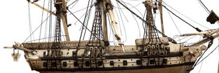 Napoleonic wars model ship valued at $8,000 with Hansons