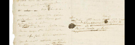 Napoleon Bonaparte working manuscript to make $250,000?