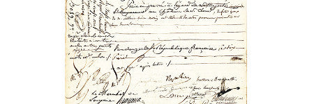 Napoleon signed marriage certificate to sell in Palm Beach