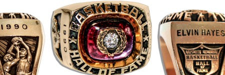 Elvin Hayes basketball ring provides top lot in sports sale