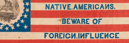 1844 Native American Party flag to star in political memorabilia auction