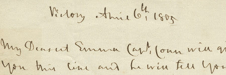 Admiral Nelson's Emma Hamilton letter to make $23,000?