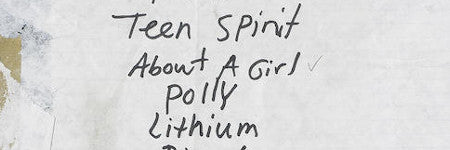Nirvana handwritten set list achieves almost $10,000 at Bonhams