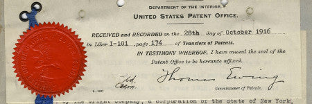 Orville Wright signed patent document makes $15,000