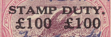 Papua stamp duty overprint estimated at $18,500 ahead of August 21 sale