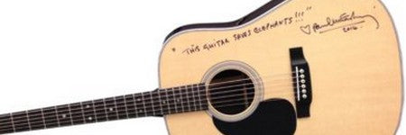 Paul McCartney Martin D-28 guitar achieves $50,000 for elephant charity
