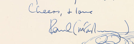 Paul McCartney's Prince letter sells for $15,000