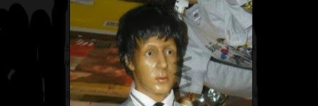 Paul McCartney waxwork figure included in Beatles auction