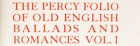 Percy Folio English Ballads to make $15,000 at PBA Galleries?