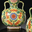 Qianlong double gourd vases up 77.9% on estimate at Sotheby's