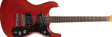 Johnny Ramone Mosrite guitar to auction with $5,000 minimum bid